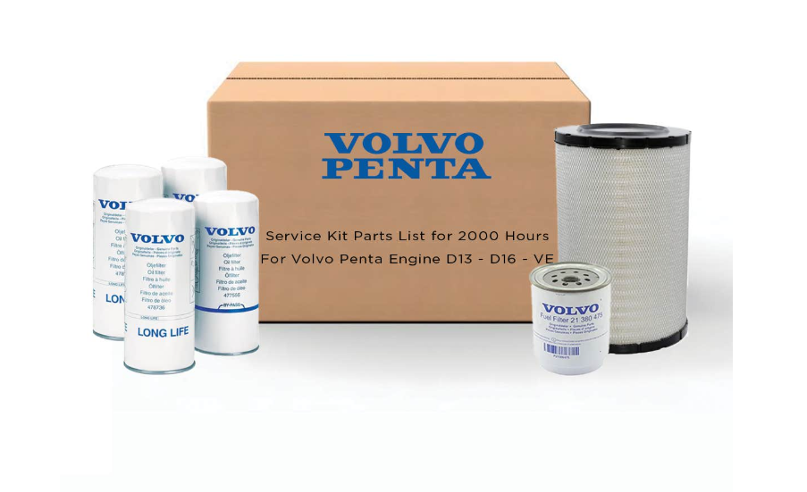 Maintenance Kit – 2000 Hours – Volvo Penta D13/D16/VE